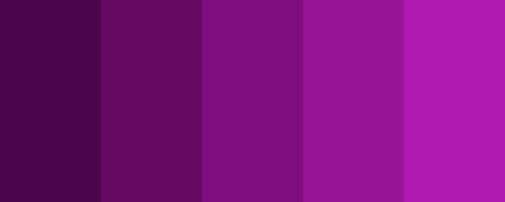 Five variations on purple