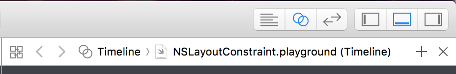 Xcode's Assistant Editor showing the Timeline